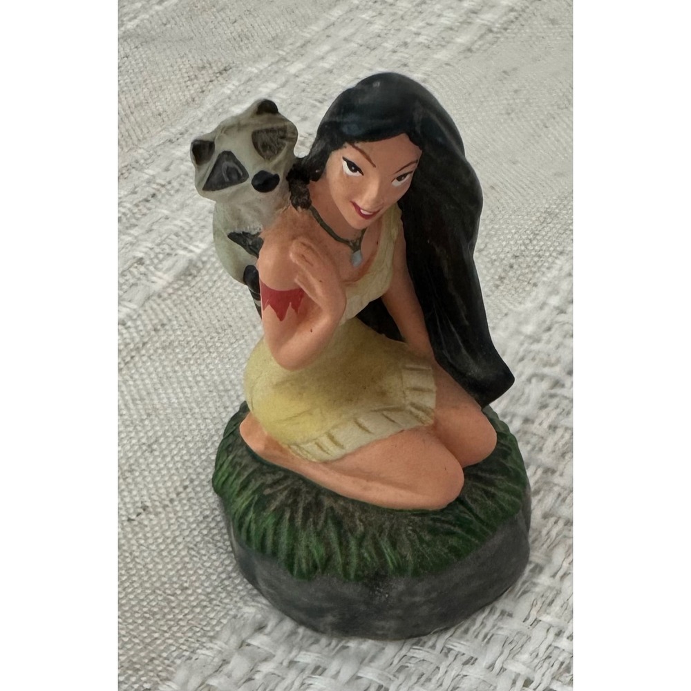 Lenox Disney Pocahontas Figurine with Meeko Collectible Statue Decor